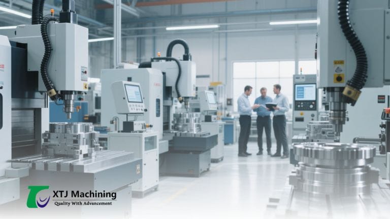 CNC Machining Workshop for Metal Parts Manufacturing