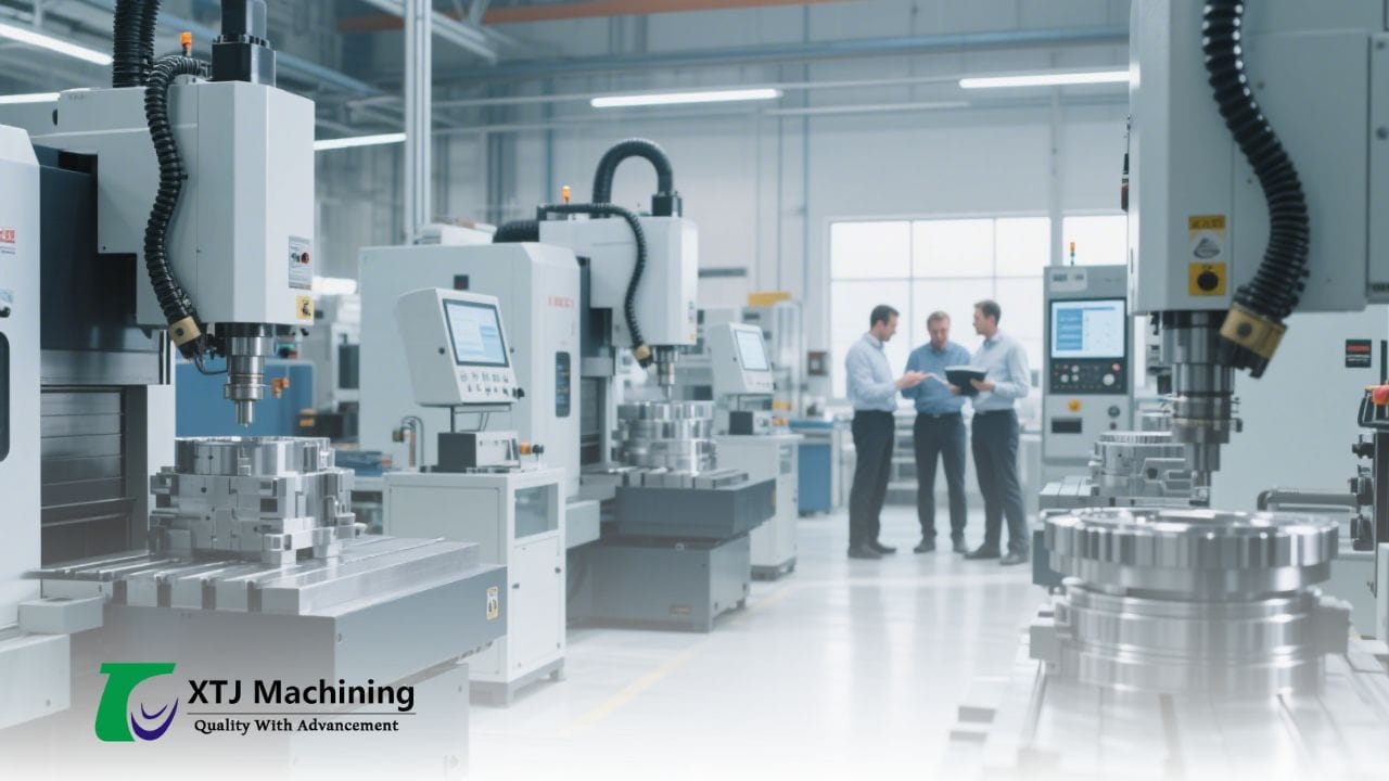 CNC Machining Workshop for Metal Parts Manufacturing