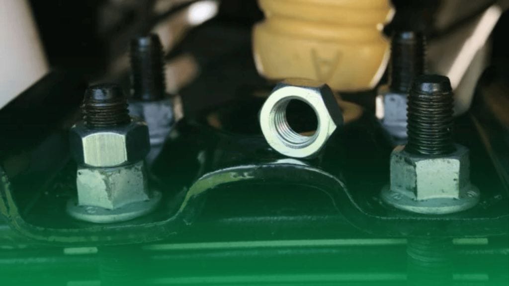 Bolts and nuts fastening sheet metal parts for a detachable assembly structure.
