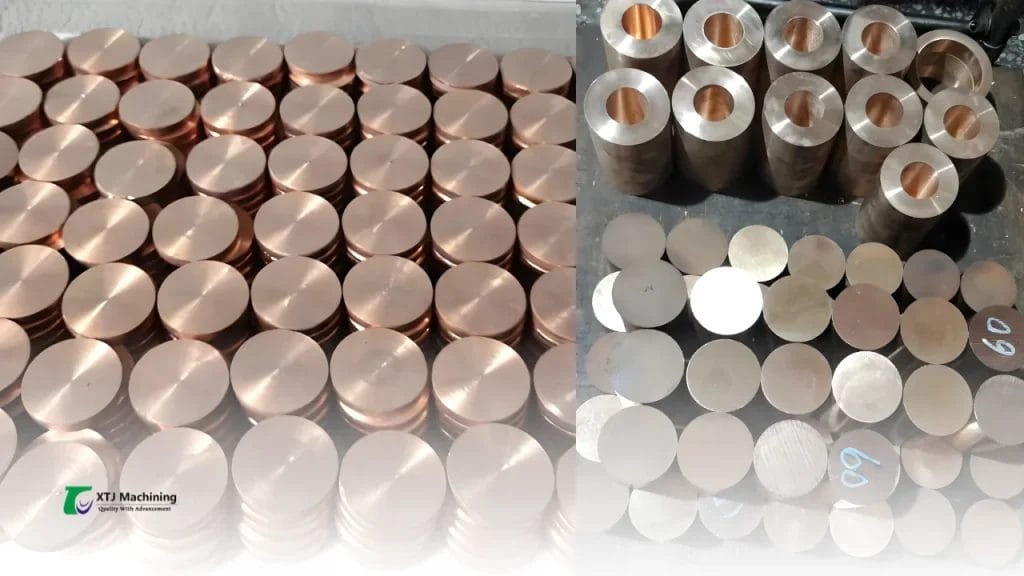 XTJ CNC offers CNC machining services for bronze alloys. Selected materials showcased: